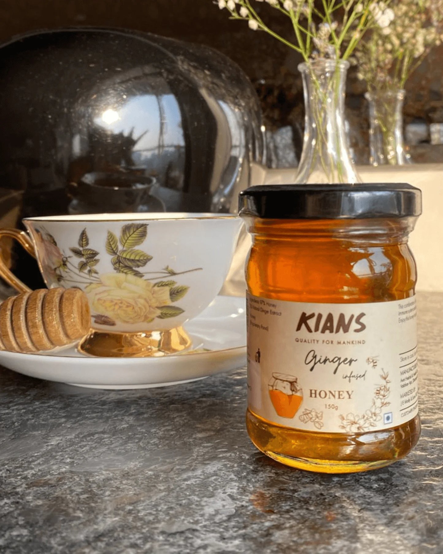 Ginger Infused Honey